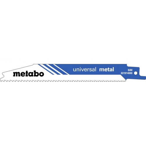 Metabo 631914000 "Universal metal" 5 Säbelsägeblätte 150 x 0,9 mm