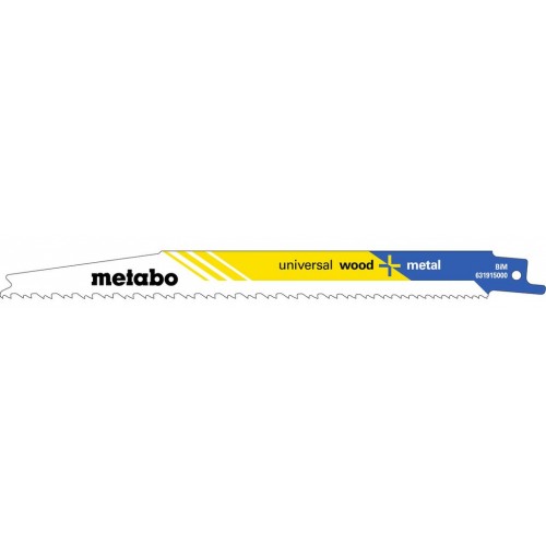 Metabo 631915000 "Universal wood + M." 5 Säbelsägeblätte 200x1,25