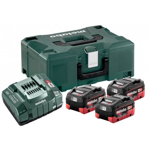 Metabo Basis set 3 x LiHD 5.5 ah + MetaBox 145 685069000 Metabo Basis set 3 x LiHD 5.5 ah + MetaBox 145 685069000