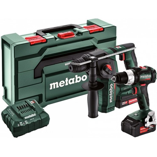 Metabo 685182000 Combo SET 2.5.2 Bohrhammer + Bohrschrauber 18V
