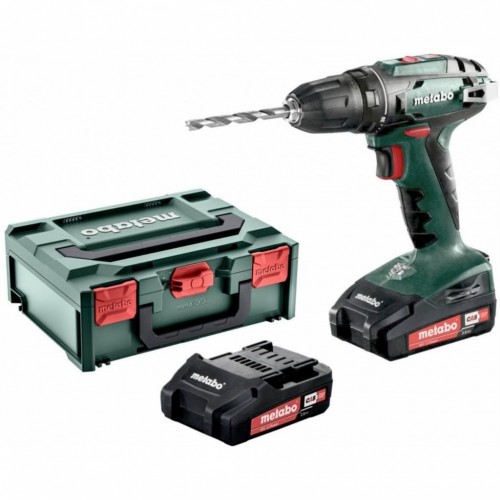 Metabo 602207560 BS 18 Akku-Bohrschrauber 18V, 2x2.0 Ah MetaBOX