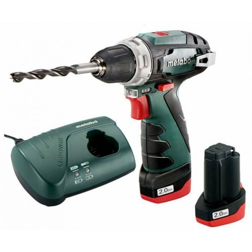 Metabo PowerMaxx BS Basic Akku-Bohrschrauber (12V/2x2,0 Ah) 600984000