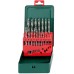 Metabo HSS-G-Bohrerkassette-SP, Metallbohrer-Set 19-teilig 627153000