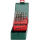 Metabo HSS-G-Bohrerkassette, "SP", 25-teilig Metallbohrer 627154000