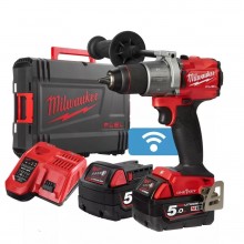 Milwaukee M18 ONEPD2-502X Akku Schlagbohrschrauber 2x5.0 Ah, HD Box 4933464527