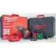 Milwaukee M12 3PL-401C Akku-Kreuzlinienlaser 360° 1x4.0 Ah, Transportkoffer 4933478102