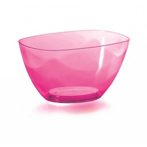 PROSPERPLAST COUBI Blumentopf 19,8 cm, pink transparent DUMS200