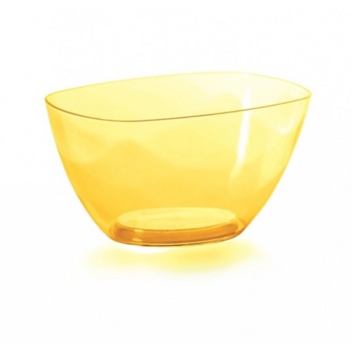 PROSPERPLAST COUBI Blumentopf 19,8 cm, gelb transparent DUMS200 PROSPERPLAST COUBI Blumentopf 19,8 cm, gelb transparent DUMS200