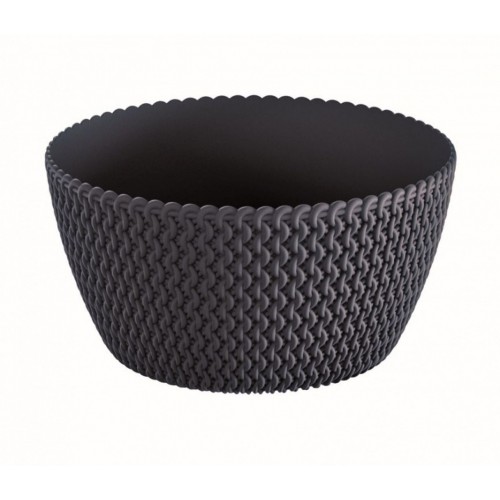 Prosperplast SPLOFY LOW Blumentopf 23,6 cm, anthrazit DSPM240-S433