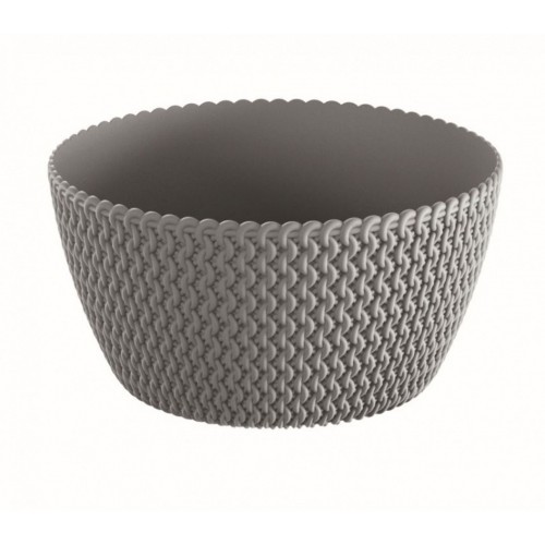 Prosperplast SPLOFY LOW Blumentopf 23,6 cm, steingrau DSPM240-405U Prosperplast SPLOFY LOW Blumentopf 23,6 cm, steingrau DSPM240-405U