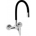 NOVASERVIS ZUMBA Flexible Küchenarmatur Spültischarmatur, 150mm, Schwarz 94480,0C