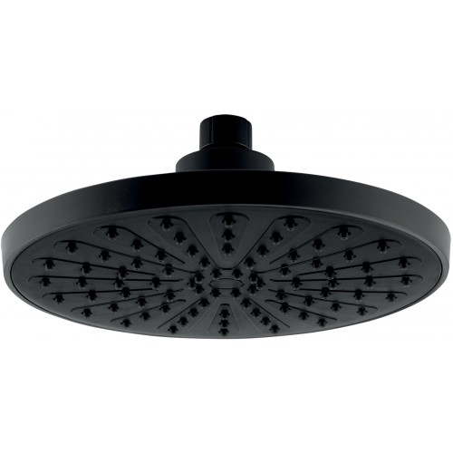 NOVASERVIS Kopfbrause, Durchschnitt 200mm, 1 Strahlart, Schwarz matt RUP/200,5