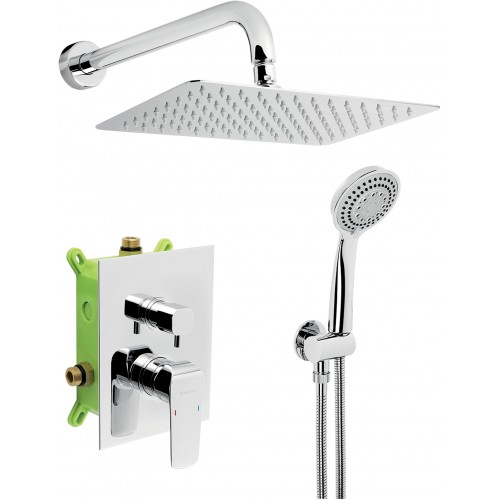 NOVASERVIS Set- Unterputz Armatur und Duschzubehör, Chrom SADA38051R,0