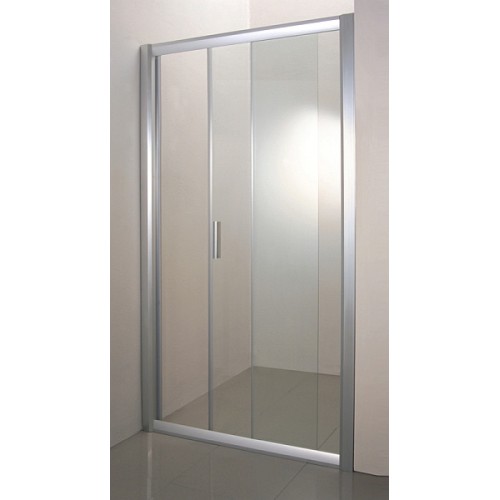 RAVAK Rapier Duschabtrennung schiebbare Nischtür NRDP2-110 R satin / Grape