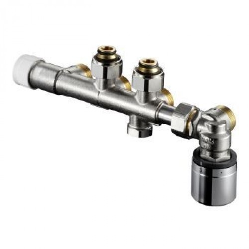 OVENTROP-Anschlussarmatur "Multiblock T-RTL", Eckform, 3/4" AG 1184016