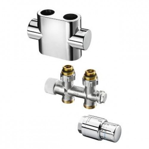 OVENTROP-Anschluss-Set für Badheizkörper "Multiblock T/Uni SH", Dg, verchromt 1184283