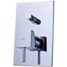 PAFFONI Level A Unterputz-Armatur mit Duschset, Chrom, LEA015CR