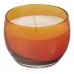 PAPSTAR Kerze im Glas, orange 81379