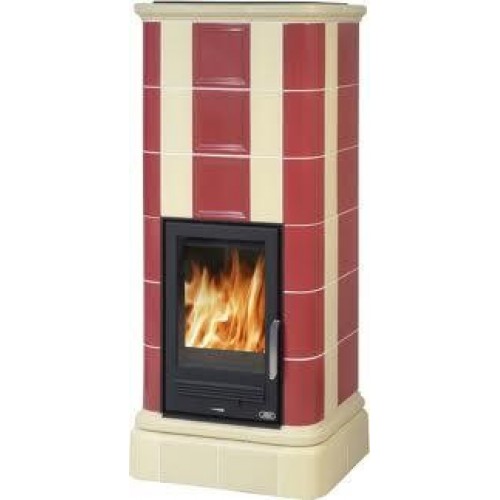 ABX Warmwasser-Kachelofen KALEDONIE COLOR L 3009, picasso/Sand-Farbe