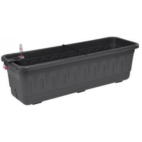 PLASTKON Bewässerungssystem Blumenkasten Smart System Fantazie 60 cm anthrazit PLASTKON Bewässerungssystem Blumenkasten Smart System Fantazie 60 cm anthrazit