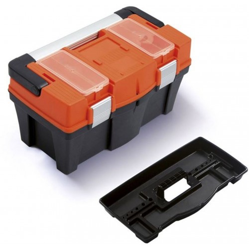 Prosperplast FIREBIRD Werkzeugkoffer aus Kunststoff orange, 458 x 257 x 245 mm N18RPAA