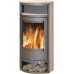 ABX POLAR AQUA Holz-Kaminofen mit Wärmetauscher, grau 3042-8S