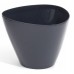 PROSPERPLAST Blumentopf Dreieck Serie COUBI 10 l graphit glänzend DTG320