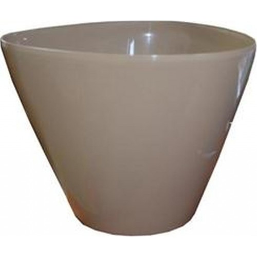 PROSPERPLAST Blumentopf Dreieck Serie COUBI 95 l kaffee glänzdend DTG700