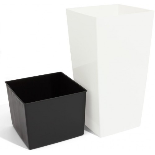 PROSPERPLAST URBI SQUARE P Blumentopf 4 l, weiß DURS140P PROSPERPLAST URBI SQUARE P Blumentopf 4 l, weiß DURS140P