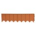 Prosperplast GARDEN FENCE Beeteinfassung Palisade Rasenkante 595x16cm terracotta IKRR-R624