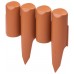 Prosperplast BORDER Palisade 2,5m, 10St. terracotta IPBO