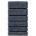 Prosperplast TOWER STONE Regenwasserbehälter 500l, Anthrazit IDTST500
