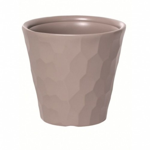 Prosperplast ROCKA Blumentopf 29,3x27,7cm mocca DBROC300