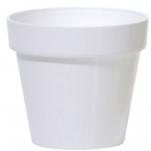 Prosperplast CUBE SHINE Blumentopf 20x17,7cm weiß glänzend DCUB200S Prosperplast CUBE SHINE Blumentopf 20x17,7cm weiß glänzend DCUB200S