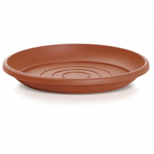 PROSPERPLAST TERRA Untersatz rund 9 cm terrakotta POD09-R624