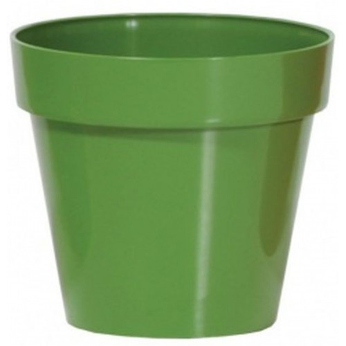 Prosperplast CUBE SHINE Blumentopf 25x22,1cm Olivengrun glänzend DCUB250S-370U