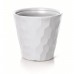 Prosperplast ROCKA Blumentopf 29,3x27,7cm weiß DBROC300
