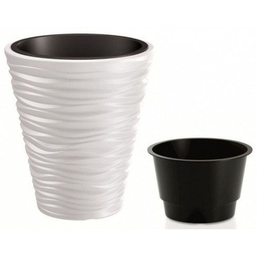 Prosperplast SAND Blumentopf 38,8cm, 37l, weiß DBSA400-S449 Prosperplast SAND Blumentopf 38,8cm, 37l, weiß DBSA400-S449