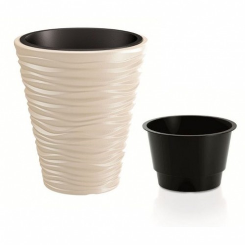Prosperplast SAND Blumentopf 34,5x38,5cm creme DBSA350-CY728 Prosperplast SAND Blumentopf 34,5x38,5cm creme DBSA350-CY728
