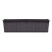 Prosperplast RATOLLA CASE P Blumenkasten mit Untersetzer 58,7x17,3x15cm umbra ISR600P-440U