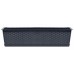 Prosperplast RATOLLA CASE P Blumenkasten mit Untersetzer 68,5x17,3x15cm ISR700P-S433