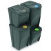 Sortibox Mülleimer Mülltrennsystem Abfalleimer Behälter Mülltrennung Recycling 2x25L 2x35L