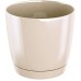 Prosperplast COUBI ROUND P Blumentopf, 24 cm, 7,5 l, Creme DUOP240