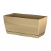 Prosperplast COUBI Blumenkasten mit Untersetzer 24x12x11cm biege DUPP240-7502U
