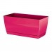 COUBI Blumenkasten mit Untersetzer 24x12x11cm, 2,5l, Brombeer-glänzend DUPP240