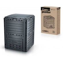 Prosperplast COMPOGREEN WOODY Garten Komposter 280l, IKST280