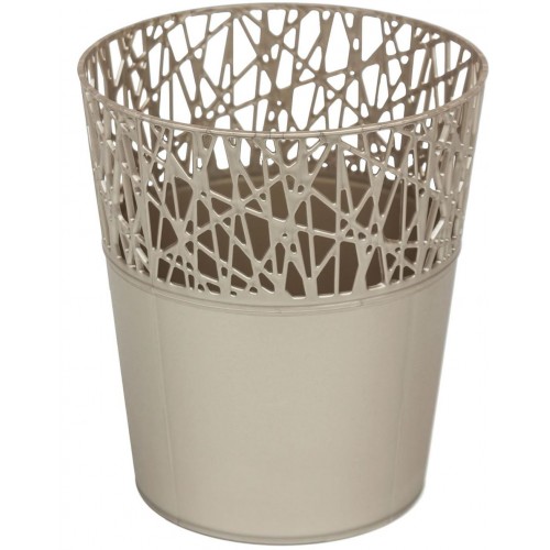 PROSPERPLAST CITY Blumentopf mit Spitze 13,5 cm platin DCIT140 PROSPERPLAST CITY Blumentopf mit Spitze 13,5 cm platin DCIT140