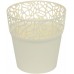 Prosperplast Blumentopf mit Spitze NATURO 17,5 cm creme DNAT175-CY728