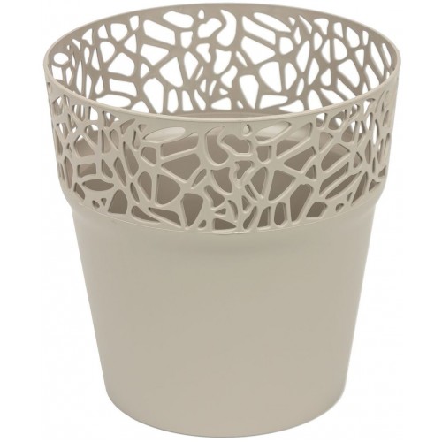 Prosperplast Blumentopf mit Spitze NATURO 14,5 cm mocca DNAT145-7529U Prosperplast Blumentopf mit Spitze NATURO 14,5 cm mocca DNAT145-7529U