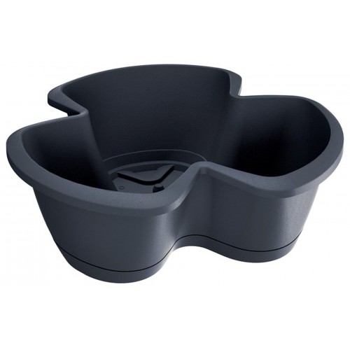 Prosperplast RESPANA TRIO Blumentopf 34,9 cm, anthrazit DRET350S-S433